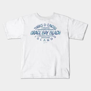 Grace Bay Beach Turks & Caicos Islands Kids T-Shirt